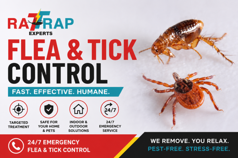 Flea and Tick Pest Control in Dagenham | Rat Trap Experts | London