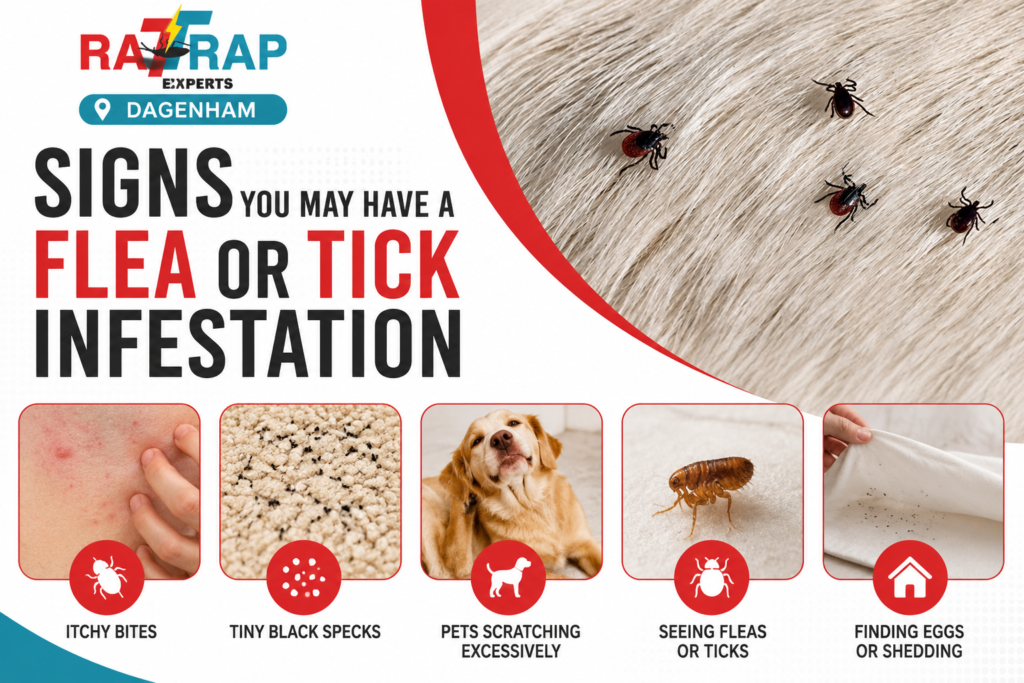 Signs of Flea and Tick Infestation | Rat Trap Tick Control in Dagenham