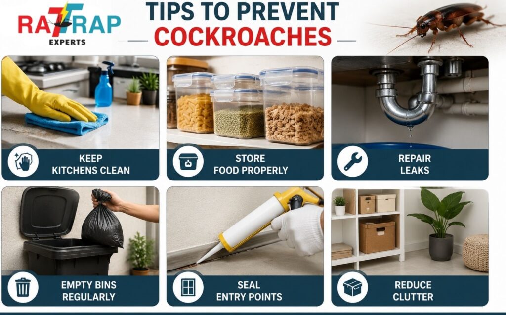 Tips to Prevent: Cockroach Exterminator in Ilford by Rat Trap Experts