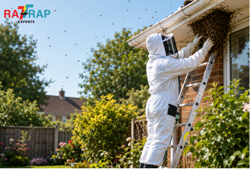 Safely Remove a Bee Swarms in Hornchurch by rat trap experts
