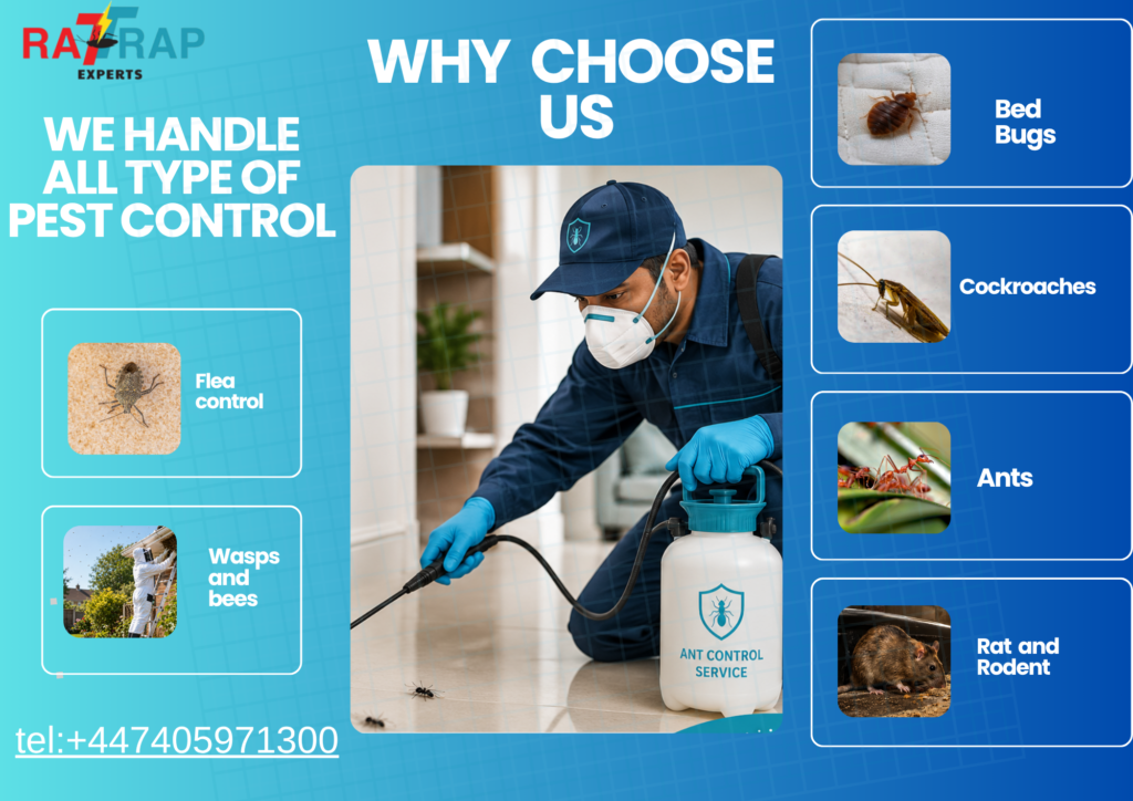 Same-Day Pest Control London: all type service provide by rat trap experts